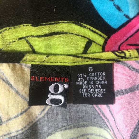 Elements G Colorful and Fun Fruit Slice Skirt - Picture 4 of 7